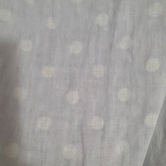 Linen Polka Dot Dress - Picture 2 of 4